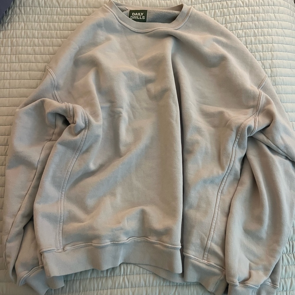 Daily Drills oversized sweatshirt in Congress (grey)